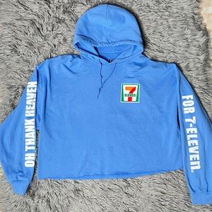 7-Eleven crop Hoodie